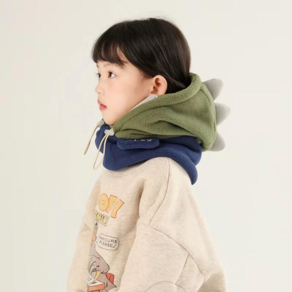 3 In 1 Cute Winter Hats Mask&Scarf One-piece Hats Face Cover Cartoon Animal Beanie Hats  Outdoor
