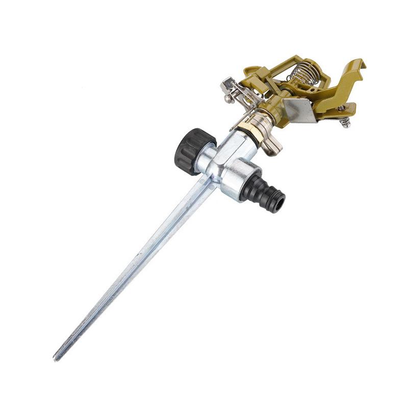 Automatic Rotating Garden Sprinkler Lawn Park Orchard Field 360 Degree Rotation Irrigation Watering Impact Ground Sprinkler