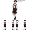Elegant Children's German Oktoberfest Stage Costume With Hat For Halloween Cosplay