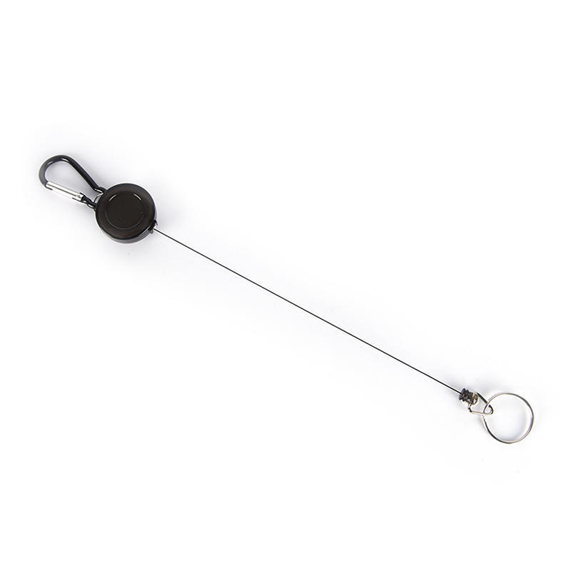 Mulitifunctional Spreader Carabiner Recoil Retractable Reel Strap Clip Keychain