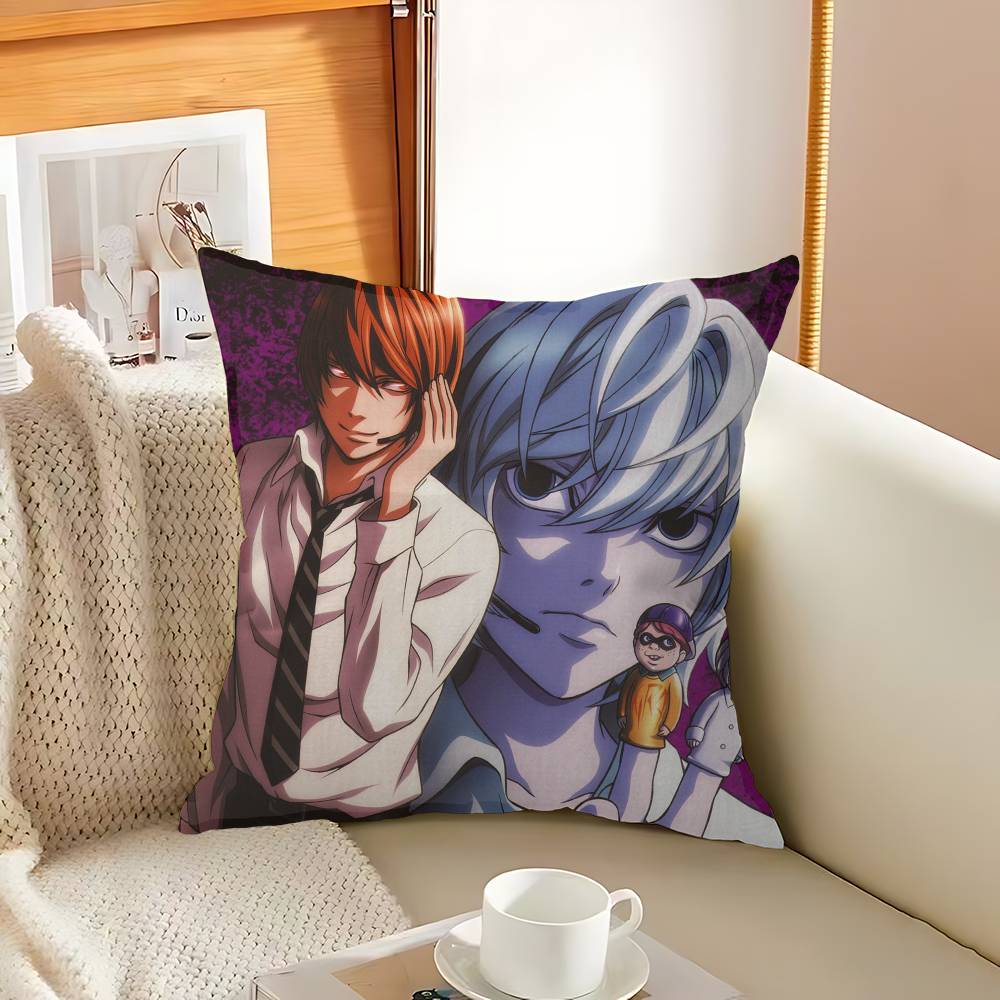 Смерть Аниме Тетрадь Наволочка Мультяшный Подарок Чехол для Подушки Спальня Дом Диван Кресло Декор Наволочка 12x12Inch