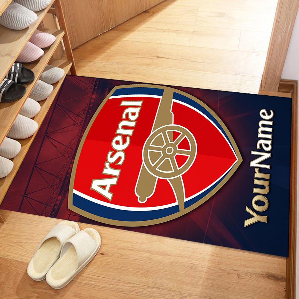 Arsenal Customized Name Carpet Perfect for Bedrooms Foyer Outdoor Living Rooms Anti-slip Rug Office home decor