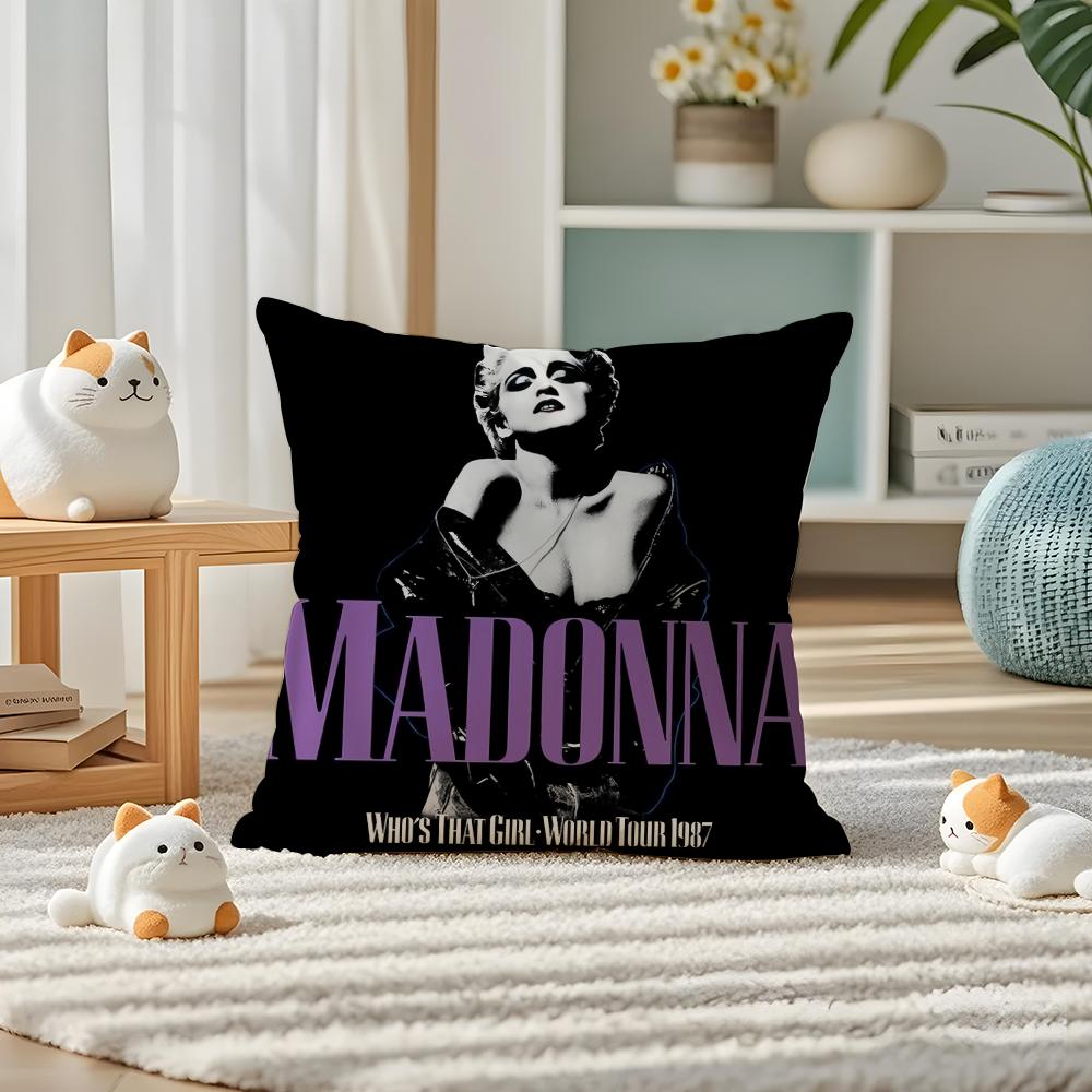 Singer M-MadonnaS C-CicconeS Pillow Case Silky Elegant Comfort Sofa Bed Invisible Zipper