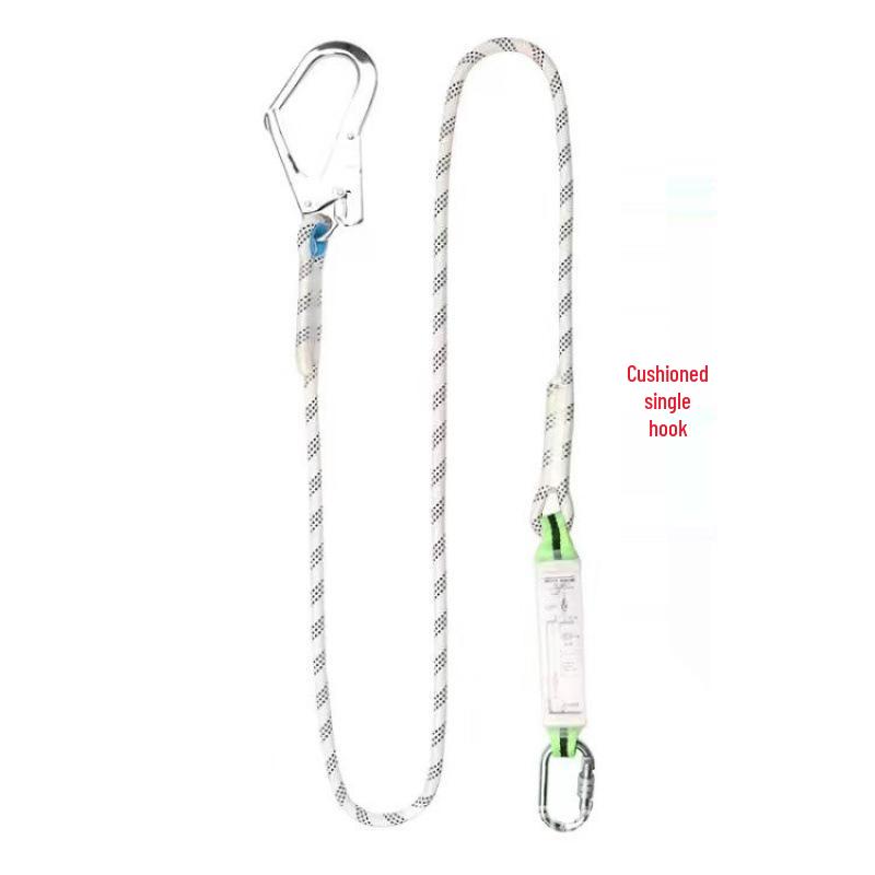 Outdoor High-Altitude Safety Rope: Polyester Construction, Portable Design.