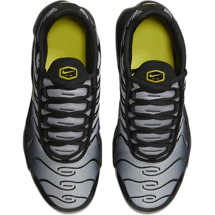 Nike Air Max Plus GS Wolf Grey Opti Yellow Kids Sneakers Black CD0609-033