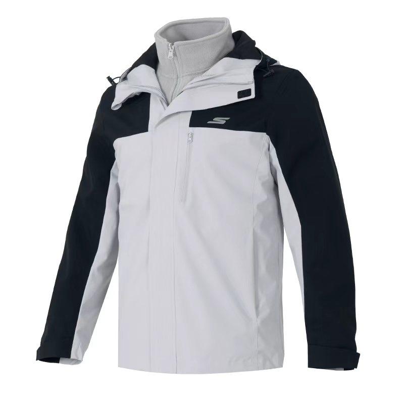Skechers Three In One Detachable Outdoor Sports Hiking Jacket Unisex Jackets P425U067-02VP L
