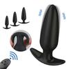 Vibrerende rumpestøpsler Dildo Vibrator Prostatamassasje Trådløs fjernkontroll Analplugg G-punktstimulator Sexleketøy for kvinne