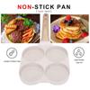 Non-stick Granite Omelette Skillet Four-Cup Burger Maker Mini Fried Egg Pan  Kitchen