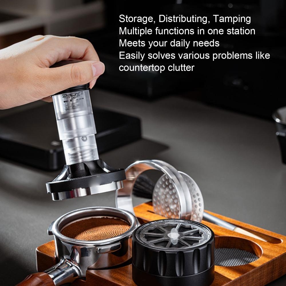 Anti Slip Base Universal Coffee Tamper Holder Coffee Brewing Station