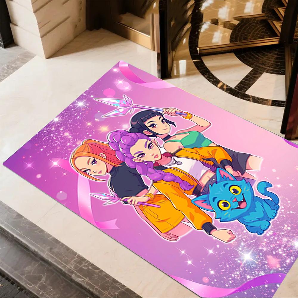Ethereal Sword Dance Floor Rug Office Rug Perfect for Hallway Balcony Dining Room Dormitory Anti-slip Rug Anime Office Decor Wedding Party Gift