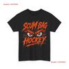 Scumbag Hockey Funny Orange Eyes Humor T Shirt Vintage Streetwear Breathable Versatile Homme