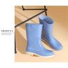 Women's Wear Resistant Waterproof Anti Slip Mid Tube Rain Shoes