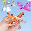 10Pcs Mini Diy Foam Airplane Glider Planes Hand Throw Flying Game Kids Party Favors Outdoor Launch Fighter Toy For Children