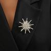Korean Rhinestone Pearl Brooch: High-End Alloy Silk Scarf Buckle & Jacket Pin Accessory