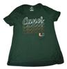 Fanatics Womens Miami Hurricanes Loose Fit Team Fade Shirt New M