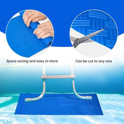 Swimming Pool Ladder Mat 23x60cm Pool Anti-slip Rubber Pool Step Pad Protective Safety Liner Bathroom Entrance Non-slip Door Mat