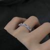 1PC Zircon Ring Luxury Personality Women Simple Fashion Full Oval Zircon Rings Wedding Party Jewelry Gifts