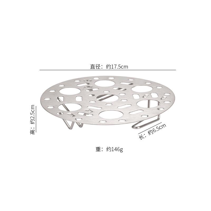 New 7 Hole Stainless Steel Egg Cooker High Temperature Resistant Steamed Egg Tray Food Grade Complementary Food Tools