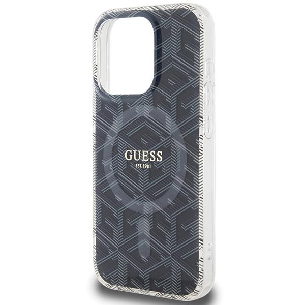 Guess Guhmp15Xhgcustgk Iphone 15 Pro Max 6.7 Czarny/Black Hardcase Iml Gcube Magsafe