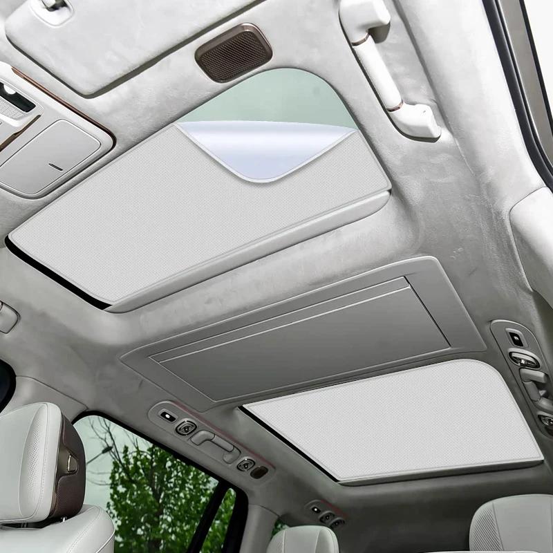 Car Suede Fabric Anti-uv For LYNK&CO 900 2025-Present Electrostatic Adsorption Sunroof Sunshade Auto Heat Insulation Skylight