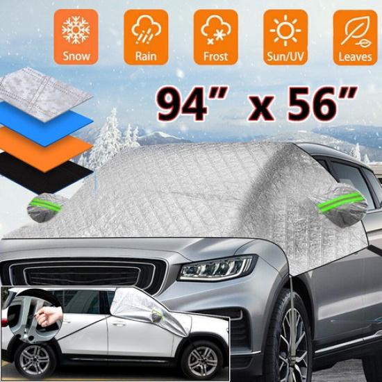 Car Truck Windshield Cover Winter Snow Ice Rain Frost Guard Sun Shade Outdoor
