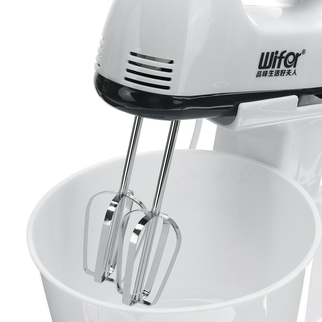 100W 7 Speed Electric Food Mixer Table Stand Cake Dough Mixer Handheld Egg Beater Blender Baking Whipping Cream Machine