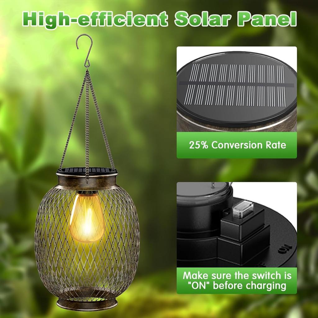 Solar  Led Light Hanging Light Accessories Indoor And Outdoor Garden Courtyard Solar Light