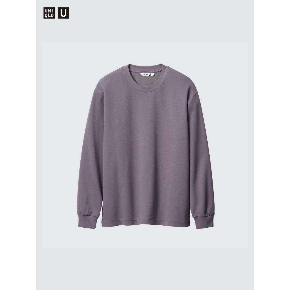Uniqlo Airism Cotton Crewneck Tee  Long Sleeve 