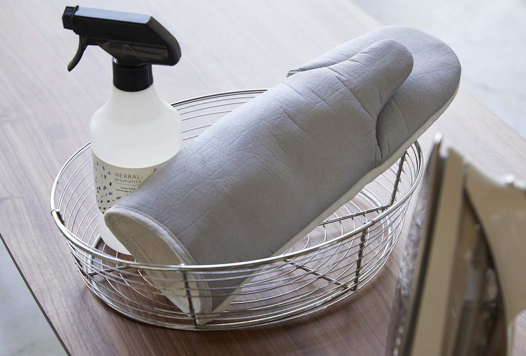 Yamazaki Ironing W16 x D4 x Steam Aluminum 4034 Mitt, Ambidextrous, Aluminum, Approx. H35cm, Compatible, Coated,