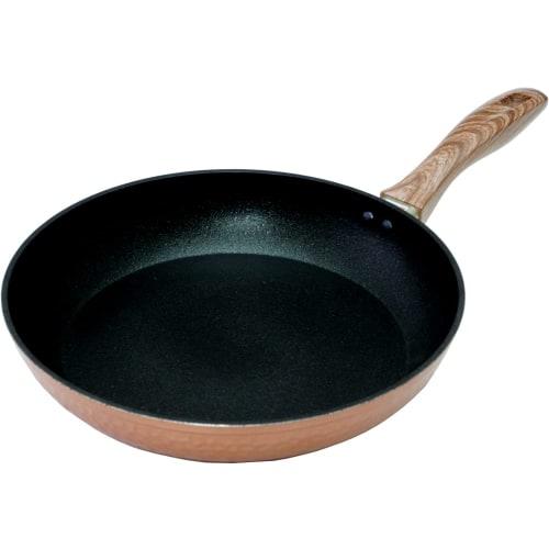 Taniguchi Metal Hammered Forged Frying Pan, 28cm, Gas Stove Only, Thick Bottom, Non-Stick, PFOS & PFOA Free
