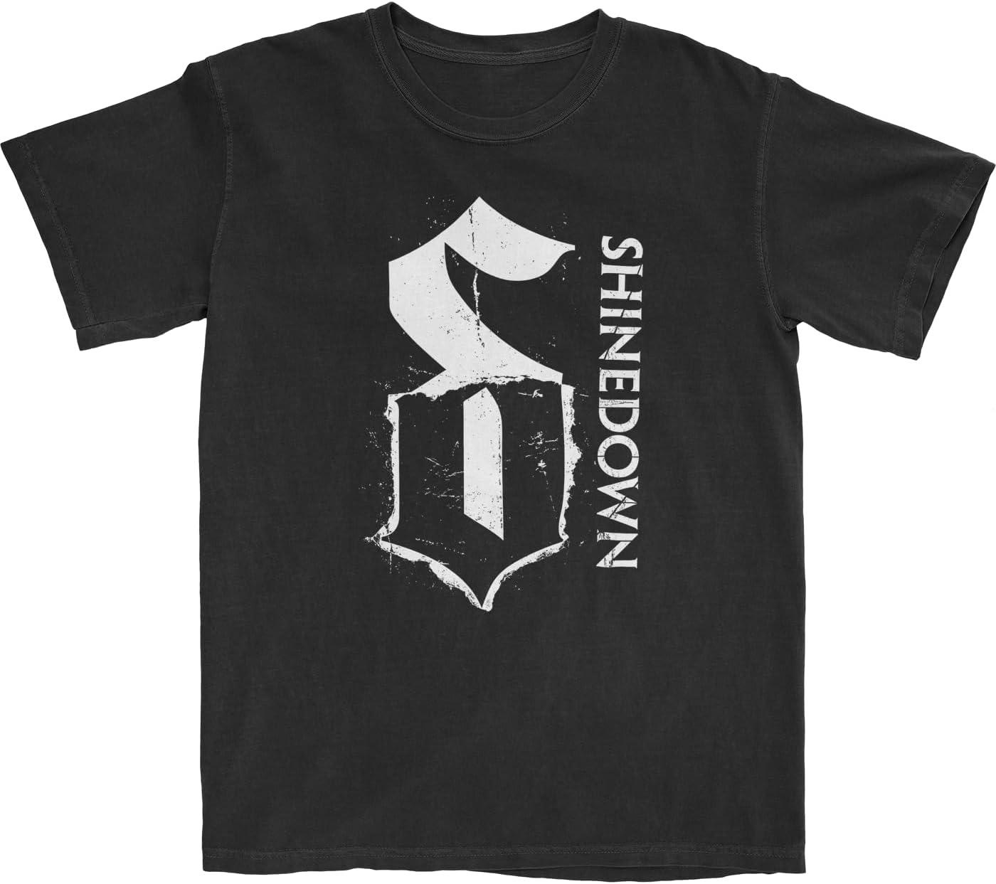 Official Band Shirts Shinedown Torn Logo T-Shirt S