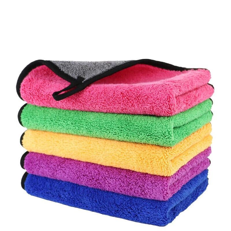 Homeglen Super Absorbent Lint-Free Cleaning Cloths, 5-Pack