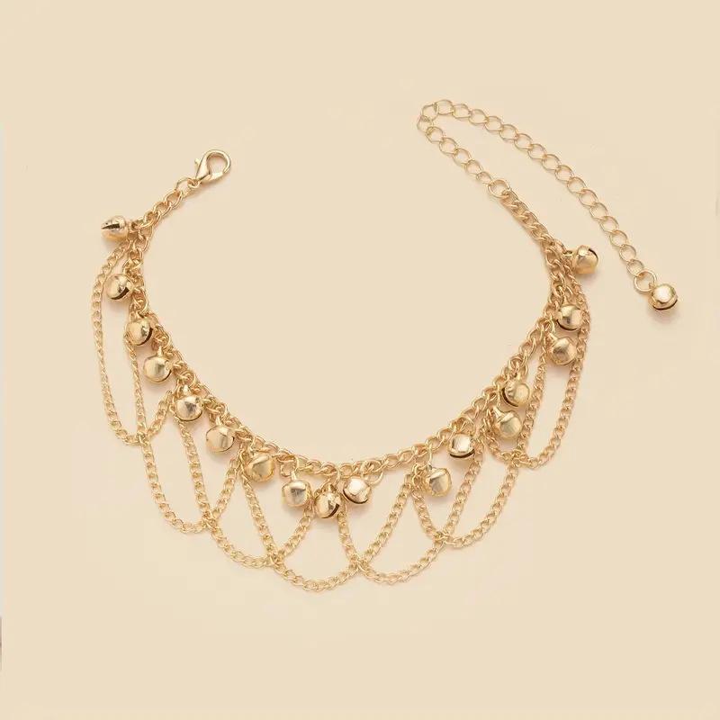 Bohemia Style Chain Anklets for Women Foot Accessories Summer Beach Vacation Barefoot Sandals Bracelet Ankle On The Leg Female