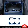 For Mazda CX-5 CX5 2017-2024 Blue Titanium Central Console Water Cup Cover Trim
