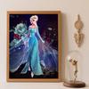 Diamond Painting Kit Unframed, Elsa Ice Dress, Classic Style Home Decor Craft, Perfect Gift Idea