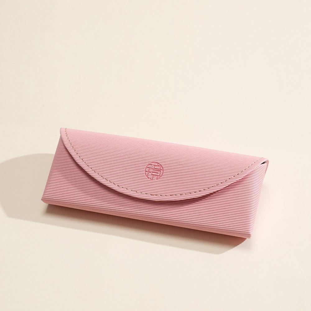 

Контейнер для очков Пу Чехол для очков Коробка для очков Сумка для очков Модная коробка для солнцезащитных очков Повседневный розовый