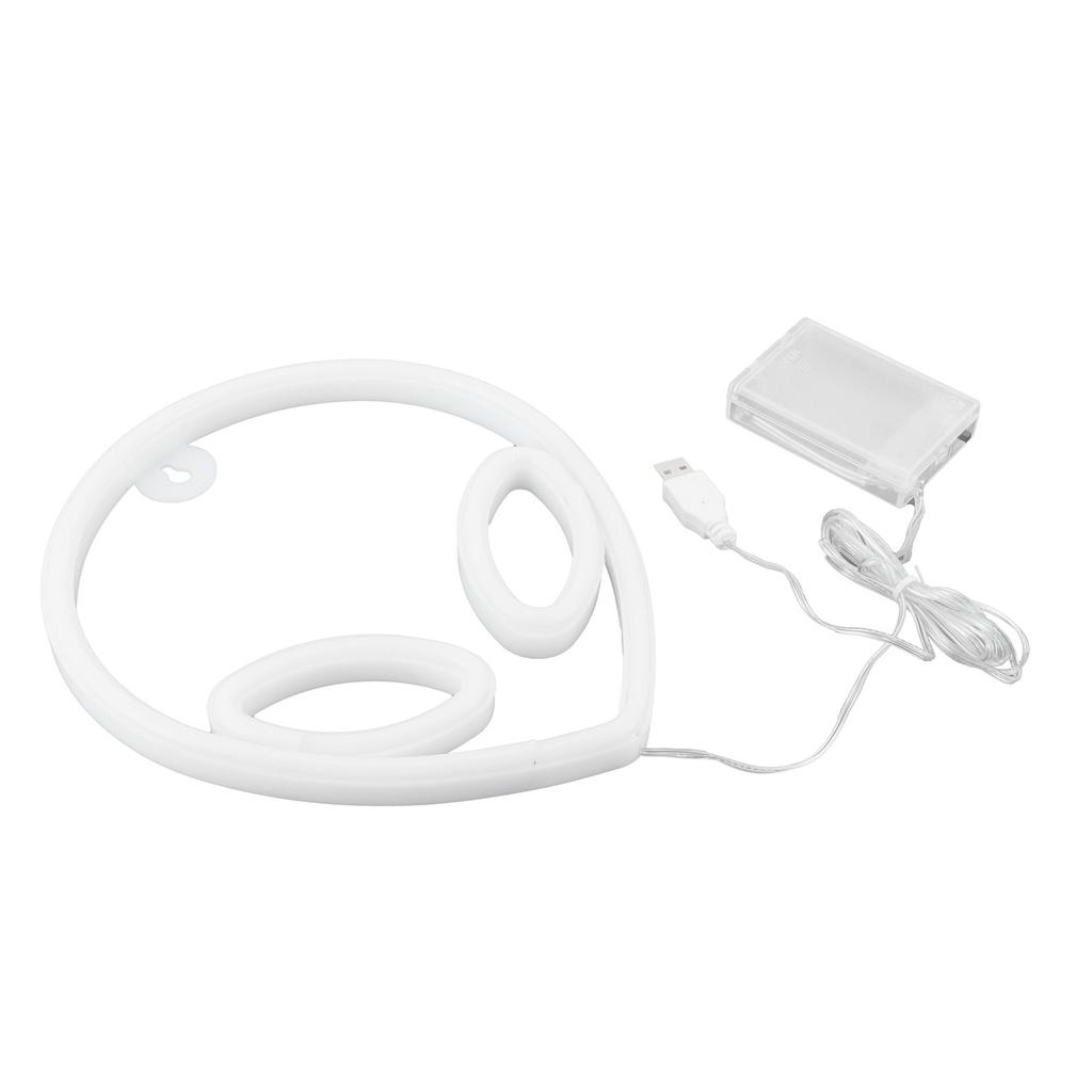 LED Neonlicht Alien Form Wandneonschild Schlafzimmer Kinderzimmer Geburtstagsfeier Dekoration