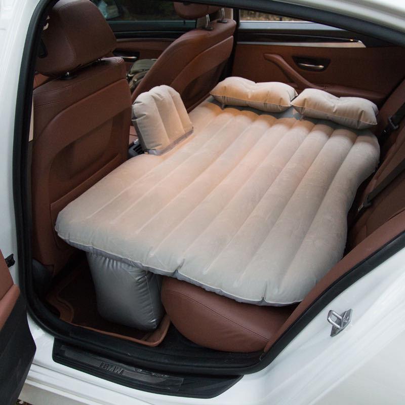 Faltbare aufblasbare Auto-Matratze mit PVC-Beflockung für SUV-Reisen