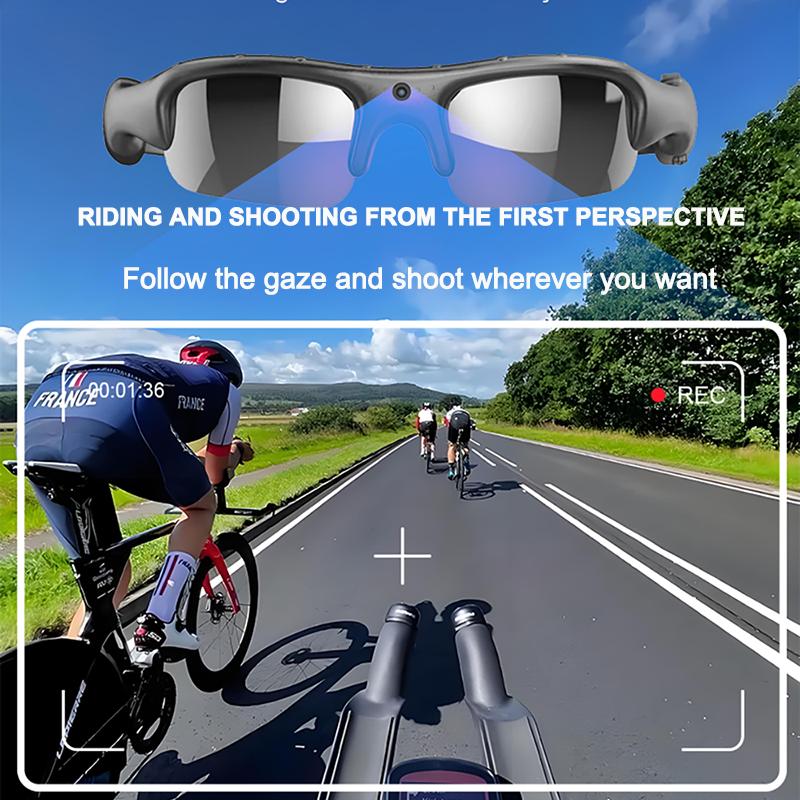 Camera Glasses Video Sunglasses WiFi 1080P FHD Video Recording Shooting Camera Glasses for Car Cycling Driving Hiking Fishing
