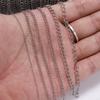 5m/Lot 1,2 2,2 2,4 3,0 4,0mm Edelstahl Verlängerung Bulk Schmuck Kette Für DIY Armbänder Schmuck Machen Zubehör