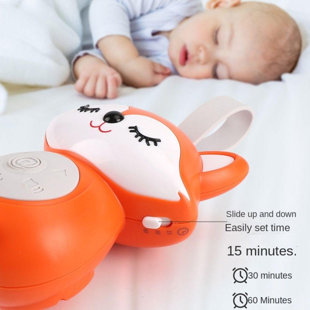 with White Noise Baby Noise Machine with 5 Light Music Sleep Sound Machine Cute Baby Soother  Kids
