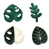 Green Leaf Throw Pillow Washable for Creative Pillow Ornament Accessory for Children Room Nursery Room Decor