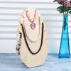 Wood Jewelry Display Stand Desktop Necklace Organizer Rack Storage Holder