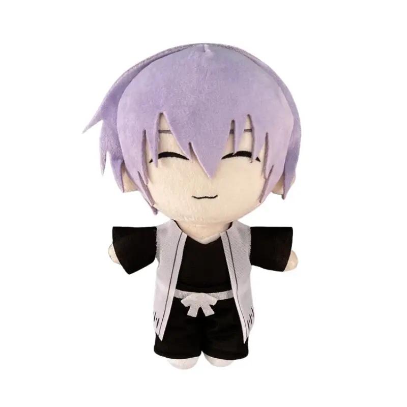 Anime BLEACH Plush Toy Kuchiki Byakuya Kurosaki Ichigo Aizen Sousuke Zaraki Rukia Ichimaru Gin Stuffed Doll Soft Figure Fan Gift