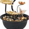 Tabletop Water Fountain Waterfall Crafts LED Lights Desktop Indoor for Living Room,