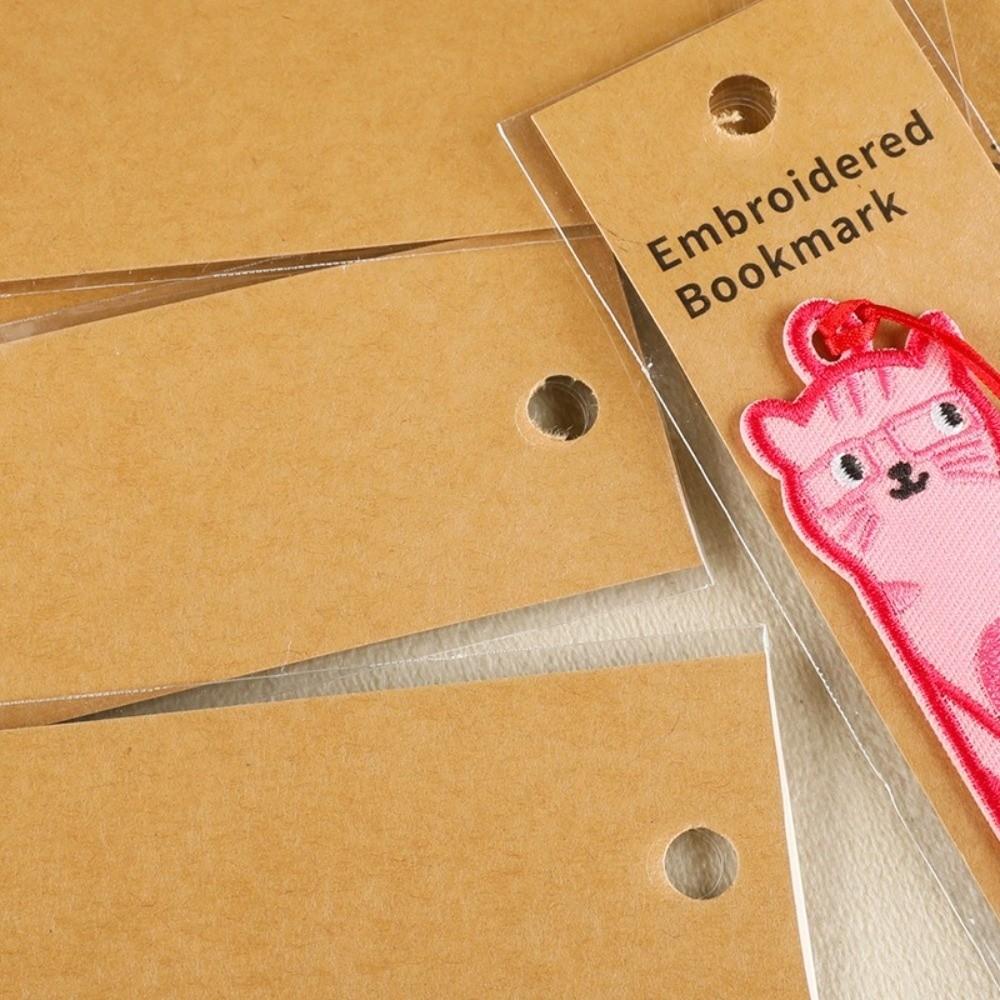 with Rope Embroidery Bookmarks Fabric DIY Decor Cloth Patches Cute Fabric Page Marker  Reading Gift