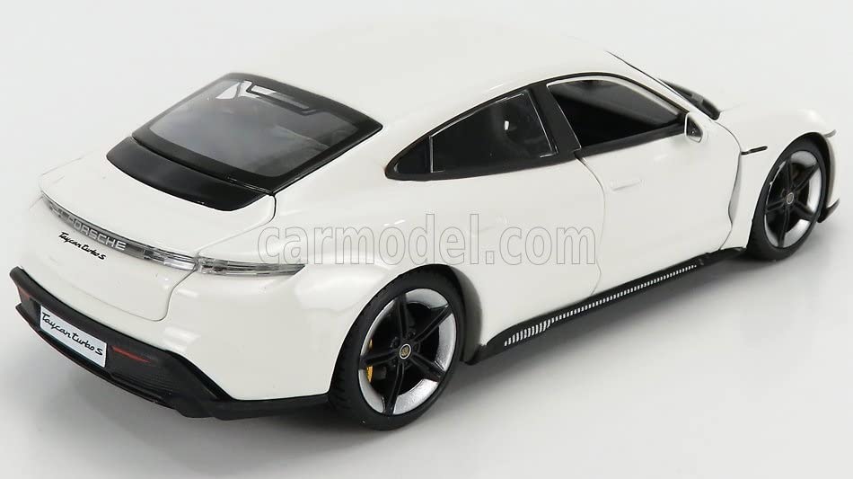 BURAGO Porsche Taycan Miniature Car 1/24 TAYCAN 2019 (CARRARA WHITE)