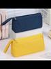 Stylish portable Oxford fabric case, simple two-layer, gift set for stationery.