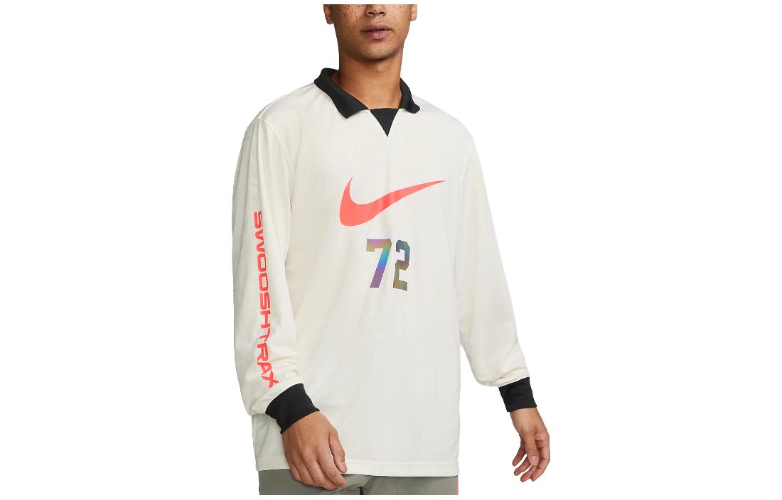 Nike Sweatshirts Men s White Lapel Moderate Other DX0048-030 L