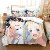 3D Anime Summer Time Rendering Ushio Bedding Set Duvet Cover Sheet Printed Pillowcase Bed Full Queen King Size Comforter Bedroom